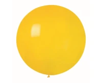 Balony Gemar, pastel kula 0.75m żółta, 1szt.