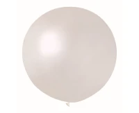 Balony Gemar, kula metalik 0.65m perłowa, 1szt.