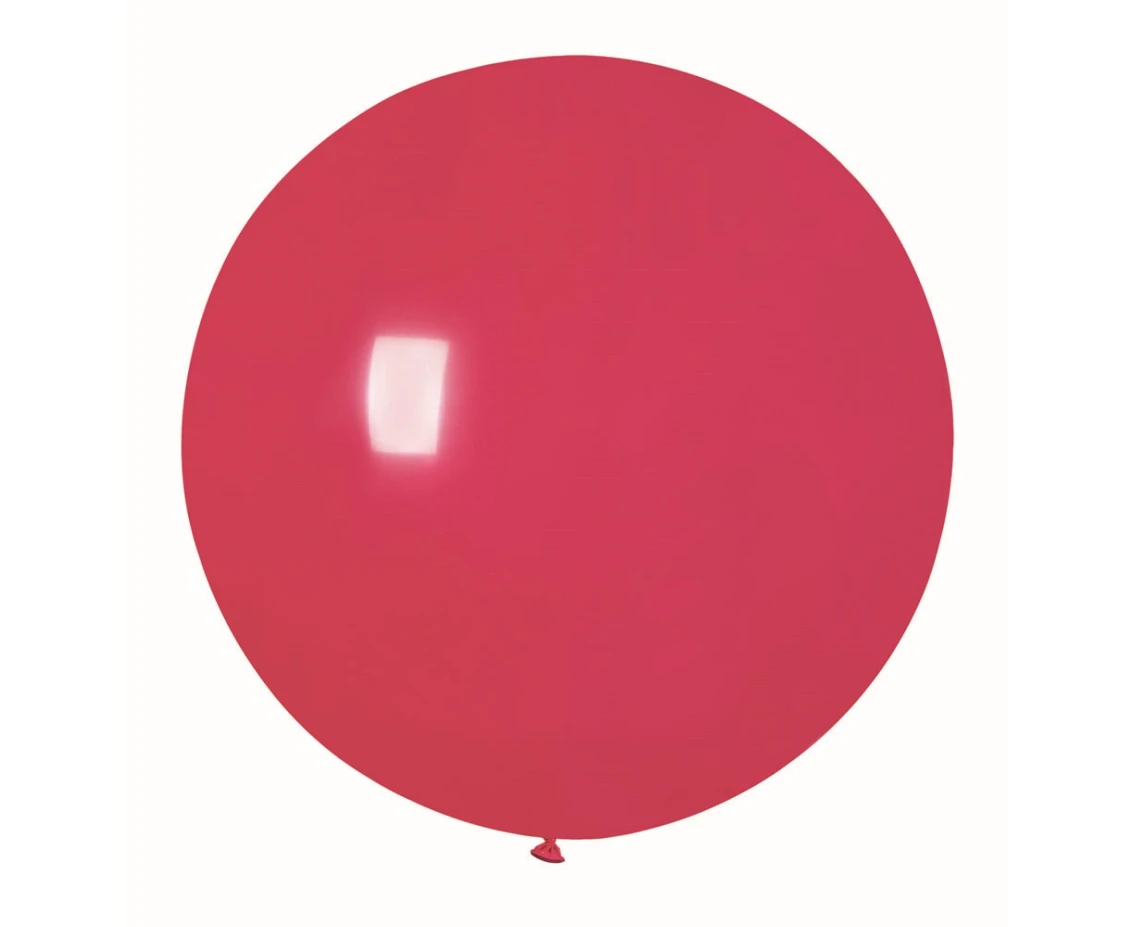 Balony Gemar, pastel kula, 0.75m czerwona, 1szt.