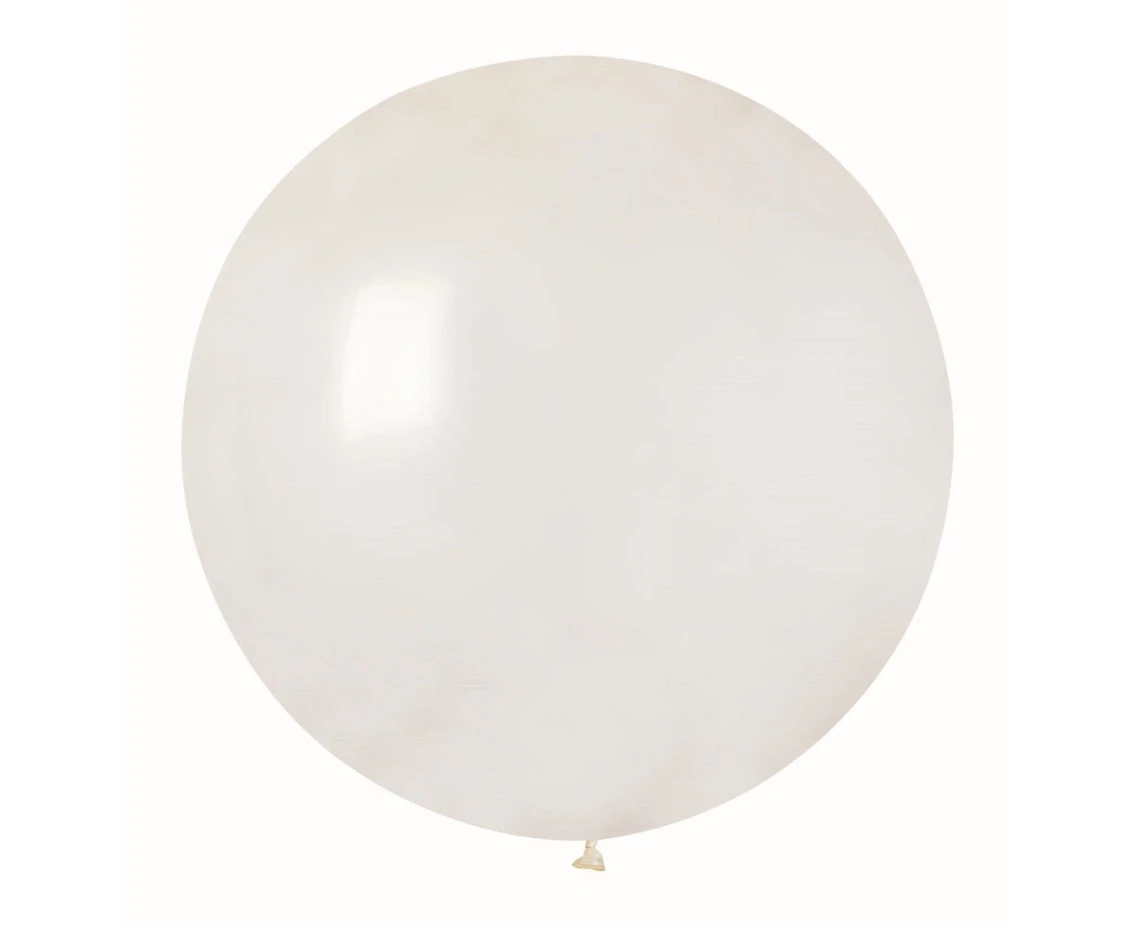 Balony Gemar, pastel kula 0.75m transparentna, 1szt.