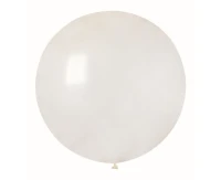 Balony Gemar, pastel kula 0.75m transparentna, 1szt.