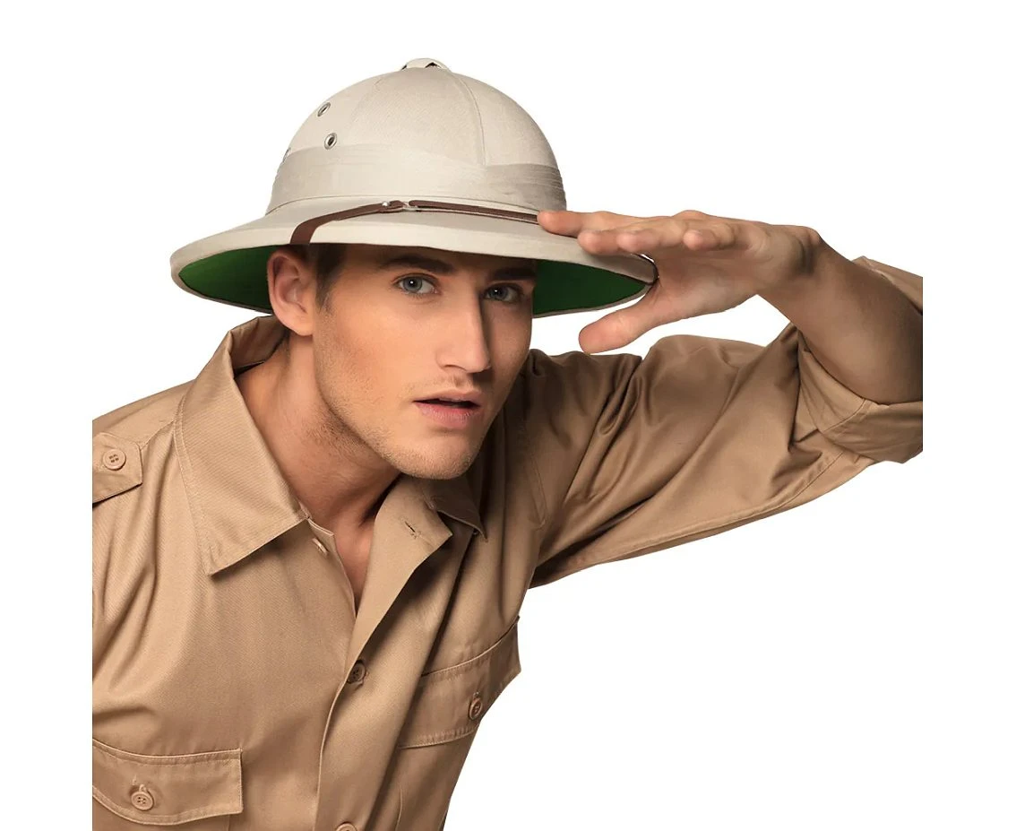 Helmet Safari traveler