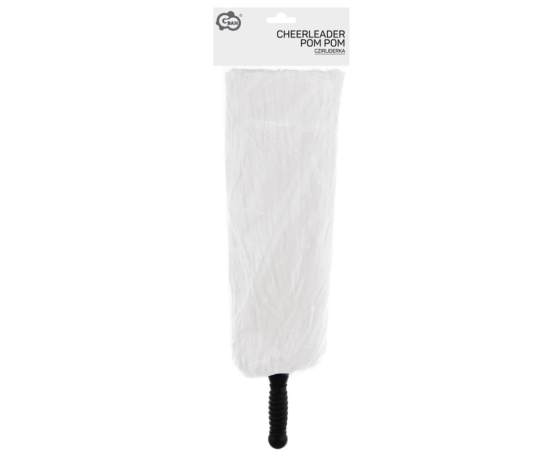 Super Cheerleader Pom Pom, white EOL