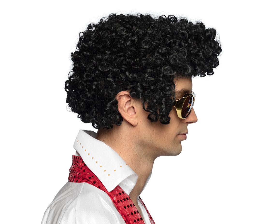 Elvis wig, black