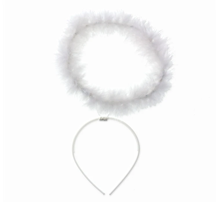 "Halo" headpiece, white