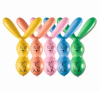 Balony Gemar, pastel królik, 50szt.