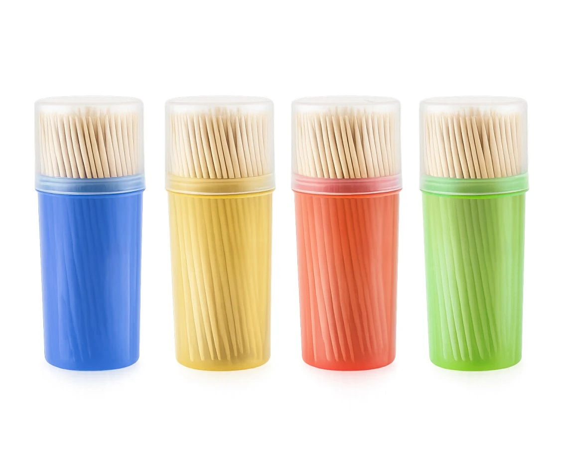 Toothpicks, 140 pcs. x 12 plastic boxes
