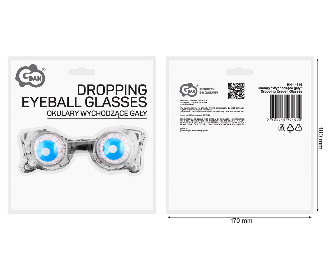 Dropping Eyeball Glasses