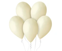 Balony Gemar 12", pastel kość słoniowa macaron, 100szt.