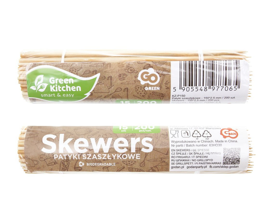 Skewers - 150*2.5mm / 200 pieces