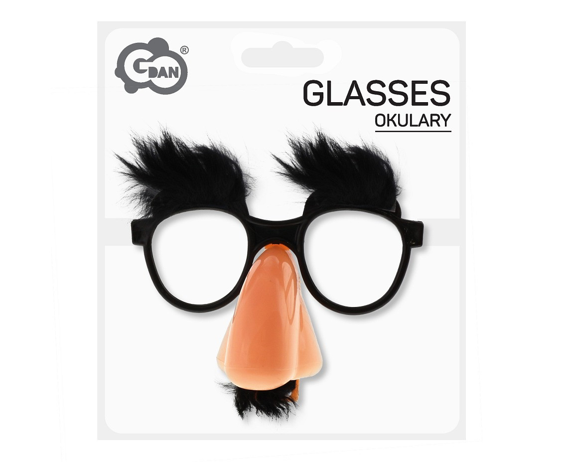 Okulary Profesorek, czarny