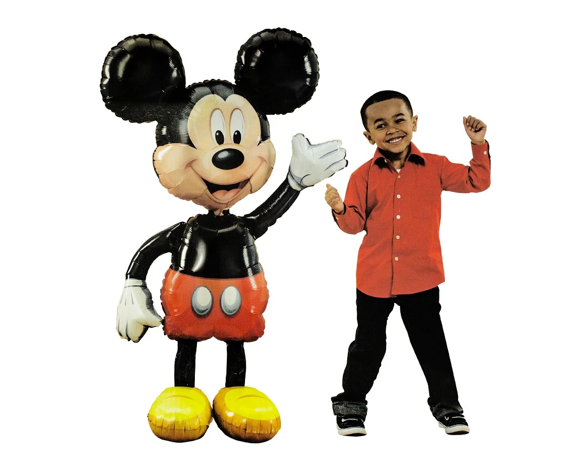 Foil balloon walking Mickey Mouse, 96x132 cm EOL