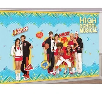 Poster set "High School M", 4 pcs x 85 cm x 165 cm and 2 pcs x 122 cm x 366 cm