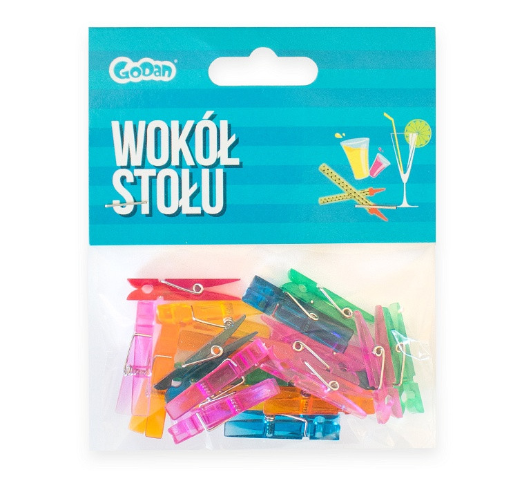 Set decorative clips, 20 psc