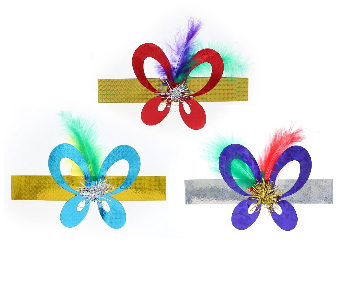 Tiara metallic, 3 pcs