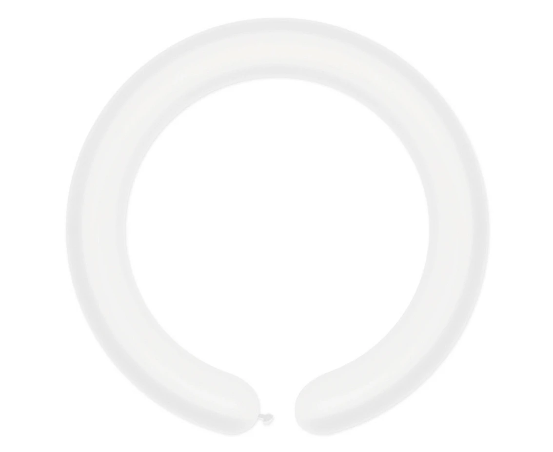 Balloons Gemar, modelling balloon, transparent, 100pcs