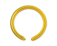 Balloons Gemar, modelling balloon, gold, 100pcs