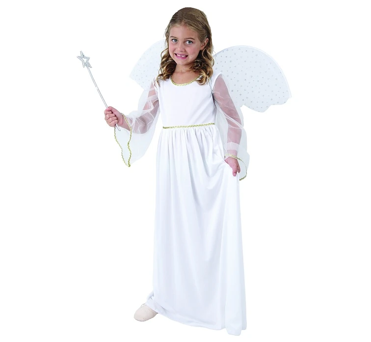 Angel role-play set for kids (dress, wings), size 120/130cm