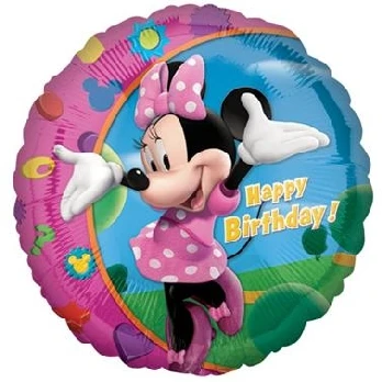 Foil balloon 18 inches - Minnie Happy Birthday EOL