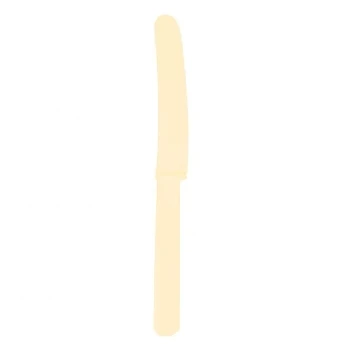 One-colored knives "Vanilla" , 24 pcs
