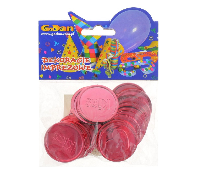 Coins "Valentines Day", 24 pcs