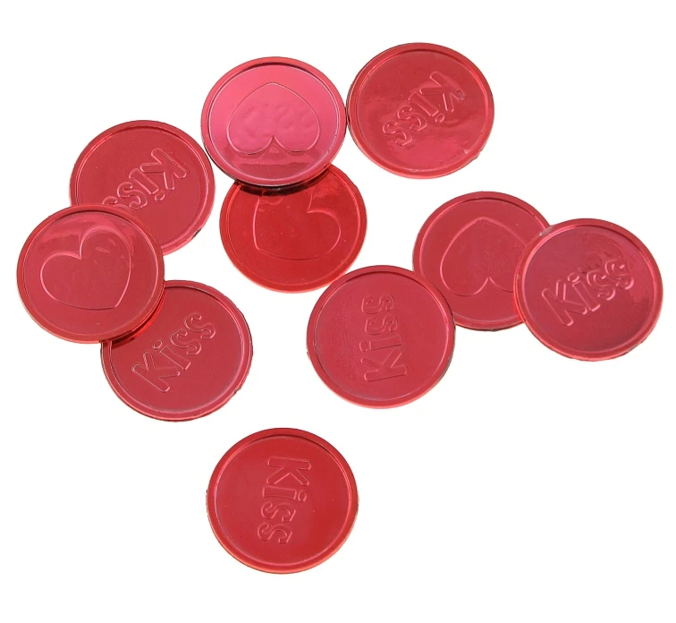 Coins "Valentines Day", 24 pcs