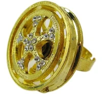 Signet ring "gold rim"