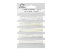Wedding ribbons set, 5 patterns / 180 cm EOL