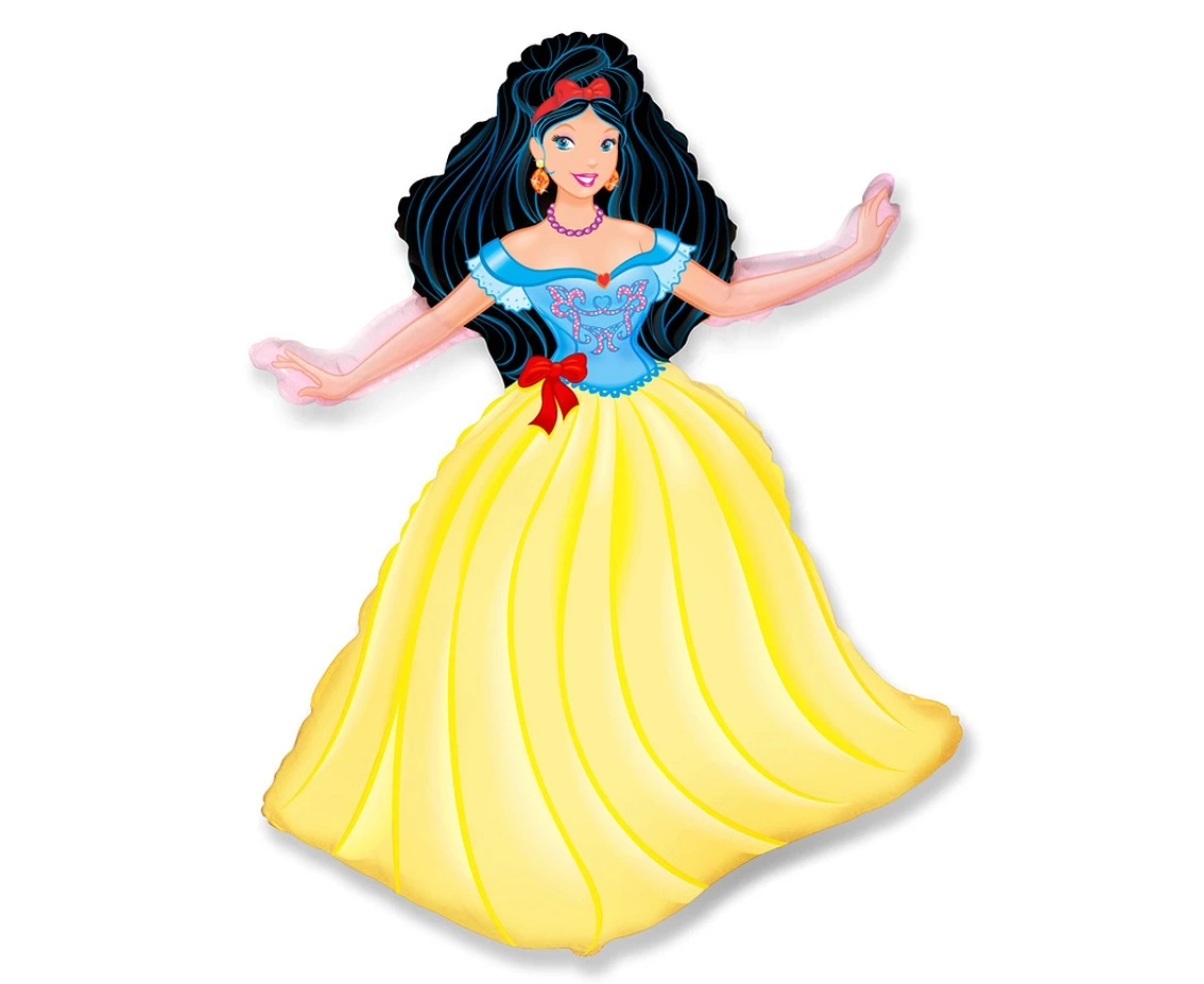Foil balloon 24" FX - Snow White, unpacked (flat) EOL