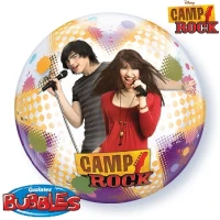 Balon foliowy 22" QL Bubble Poj. "Camp Rock Stars" WYP KK