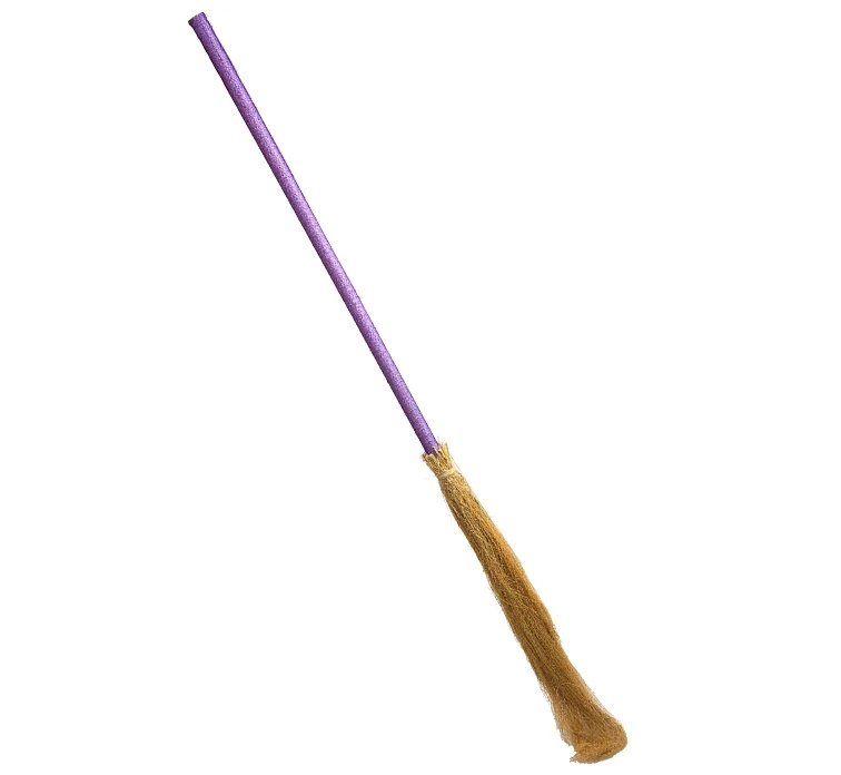 Witches broom - glittery, purple