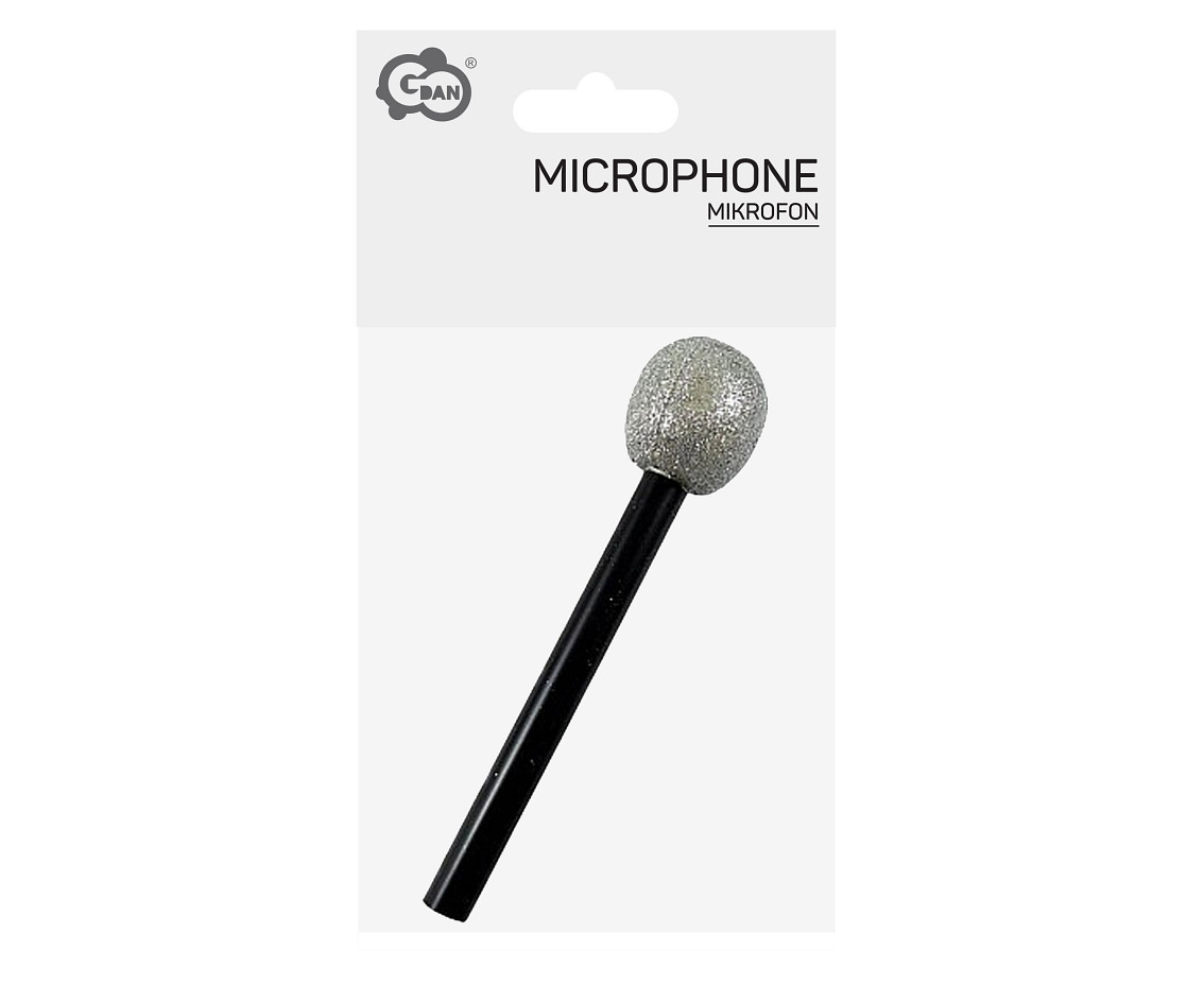 Glitter Microphone, Silver