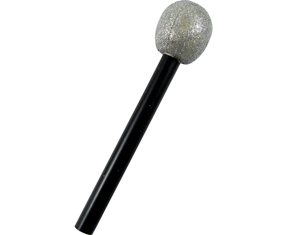 Glitter Microphone, Silver