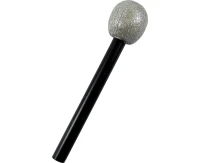 Glitter Microphone, Silver