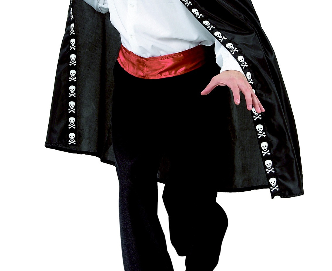 Vampire role-play set for adult (cape, jabot), one size