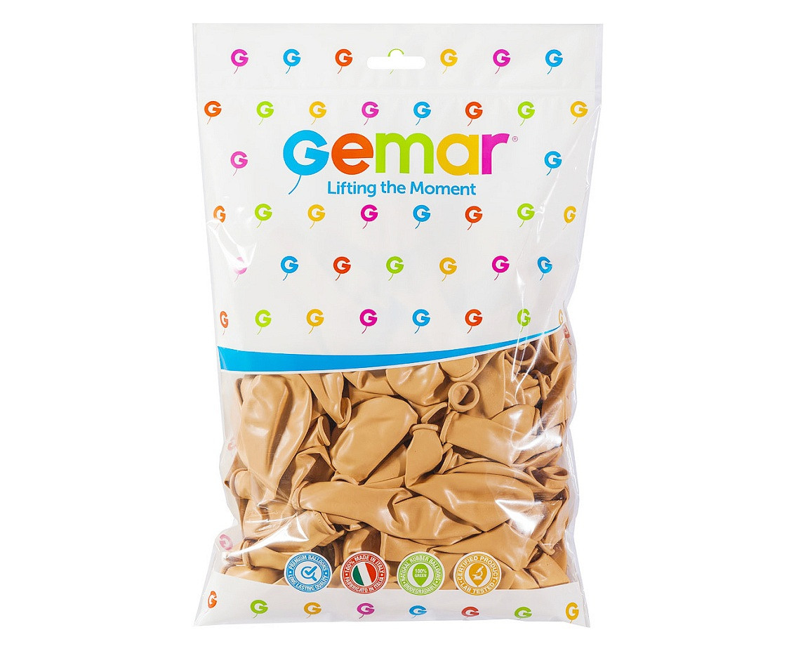 Balony Gemar 12", pastel cieliste, 100szt.