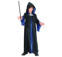 Wizard costume for kids (robe with hood), size 110/120 cm