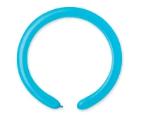 Balloons Gemar, modelling balloon, light blue, 100pcs