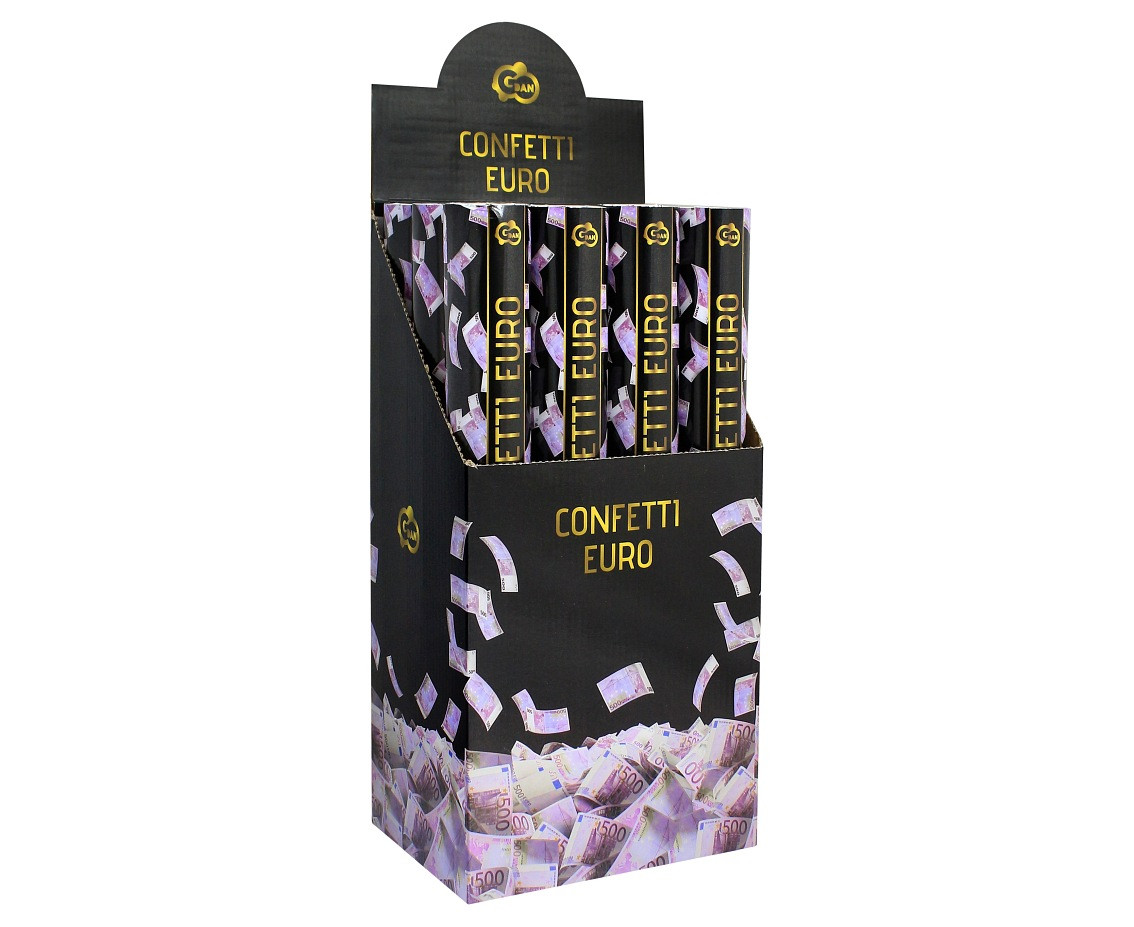 Confetti Cannon - Euro / 40 cm