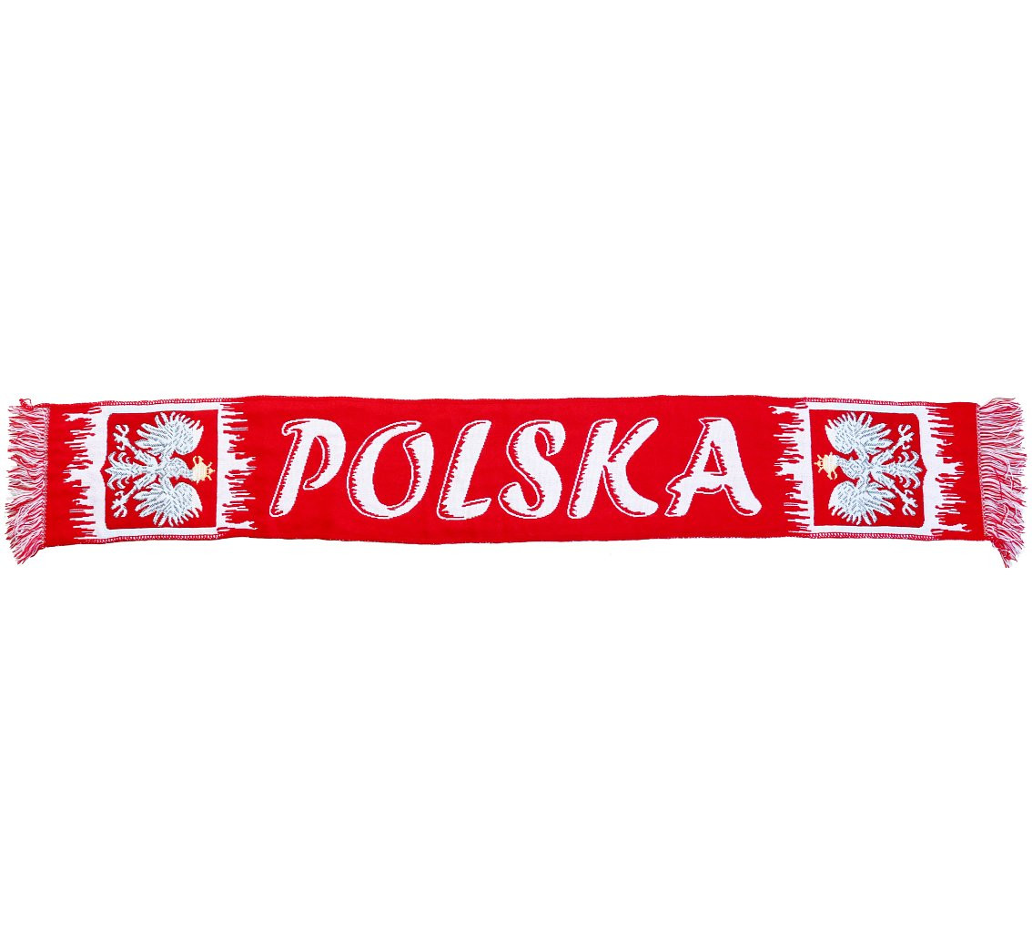 Szalik kibica "Polska", 130 cm