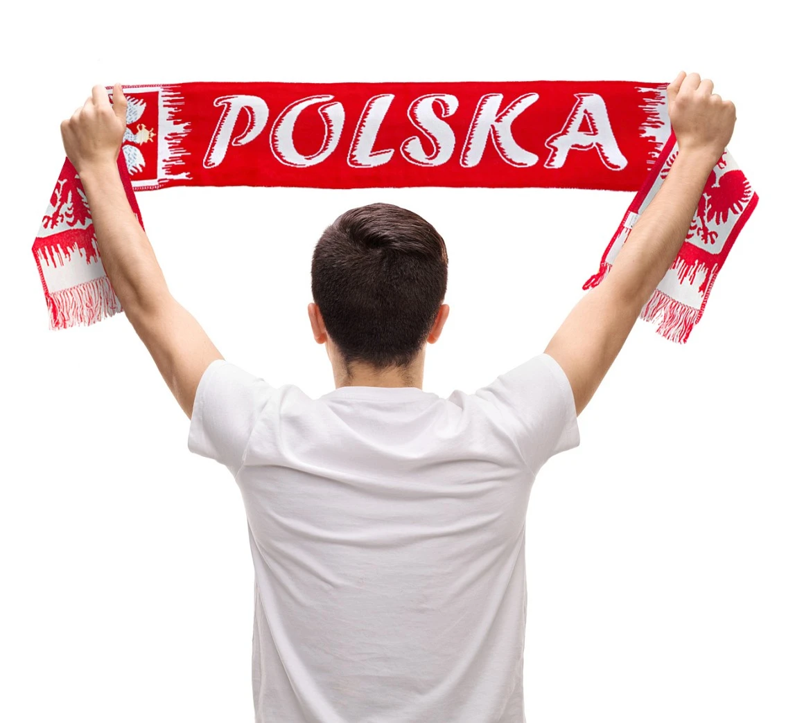 Szalik kibica "Polska", 130 cm