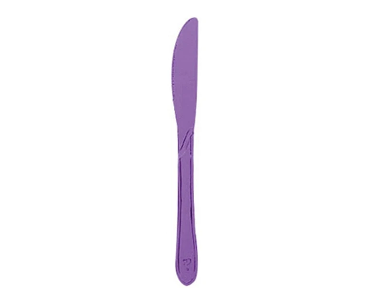 BBS kit "10 plastic knives", purple
