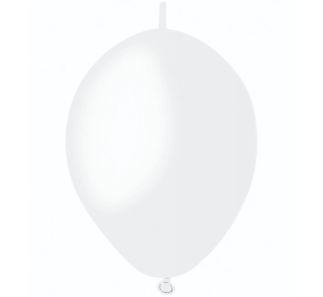 Balloons gemar 6", for garlands pastel white, 100pcs