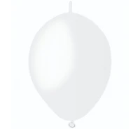 Balloons gemar 6", for garlands pastel white, 100pcs