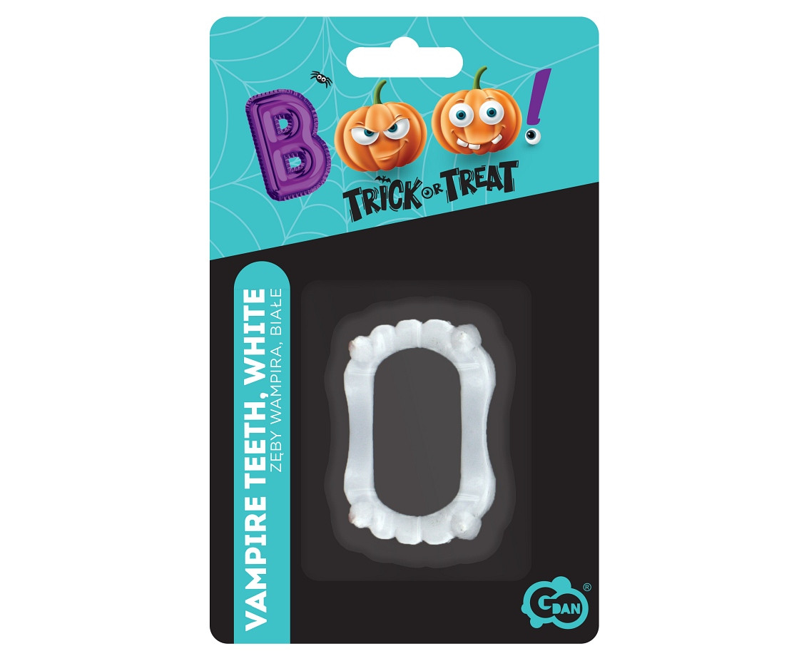 Vampire teeth, white