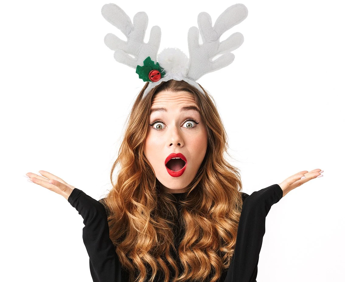 Antler headband, silver