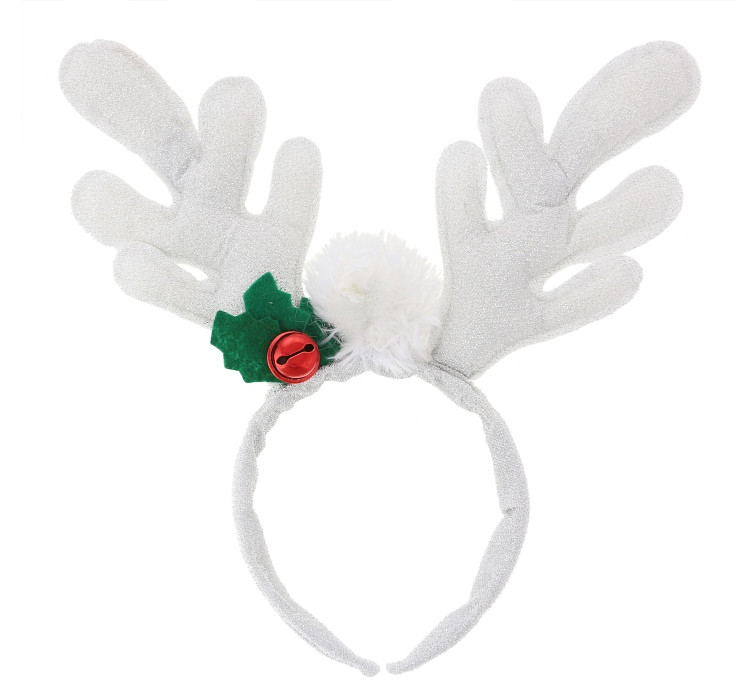 Antler headband, silver