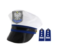 Policeman hat with epaulettes, size S