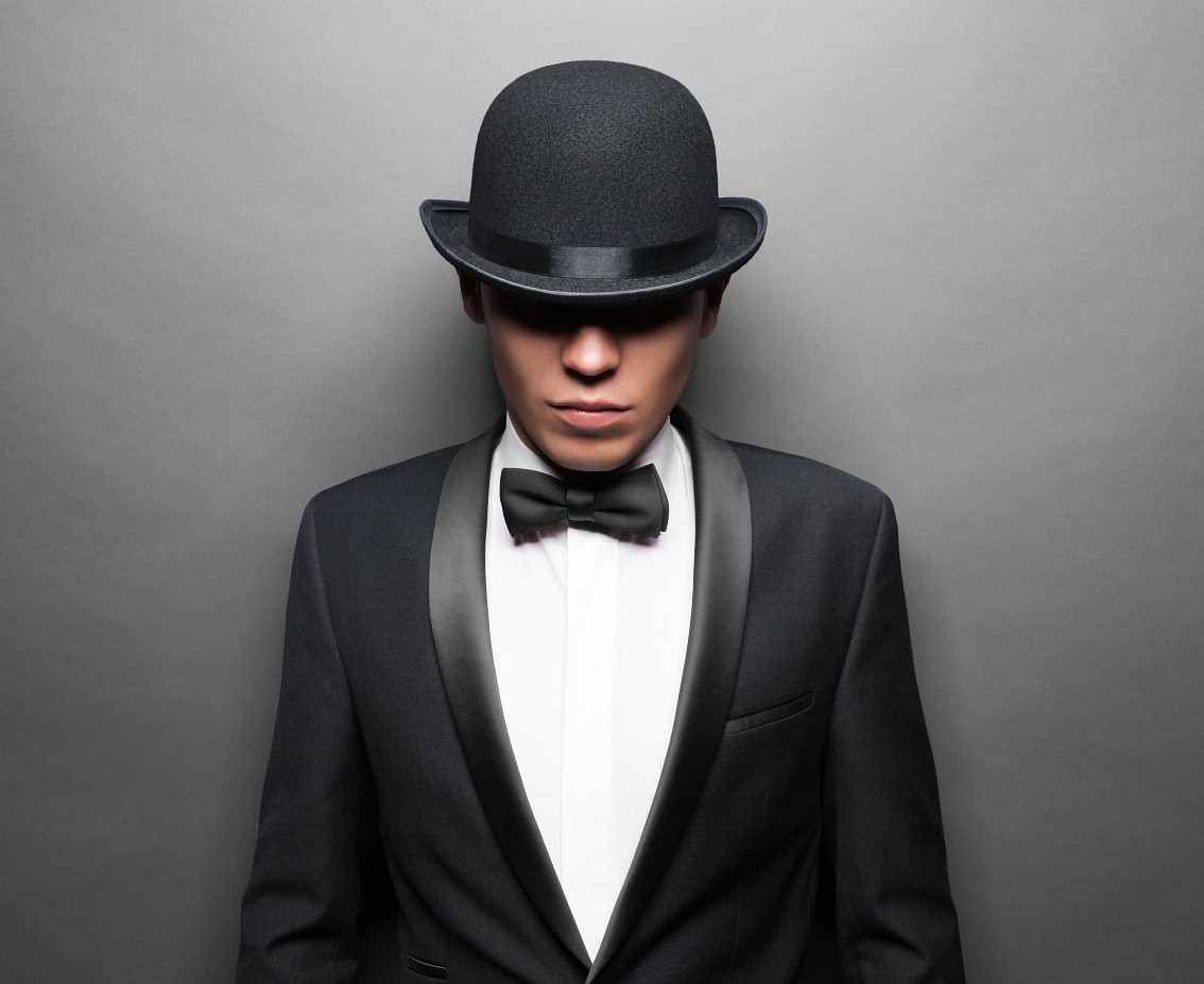 Bowler Hat, plain, one size