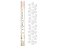 Confetti Cannon Rose Petals, textile, white / 60 cm